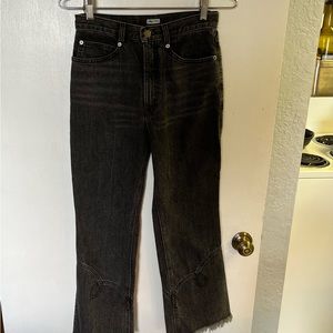 Rachel Comey Black Jeans Raw Hem 4